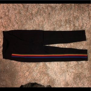 Garage rainbow stripe leggings